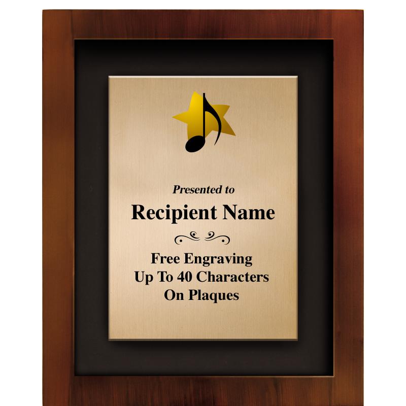 8.5"x10.5"COLOR PRNTD SHDW PLQ