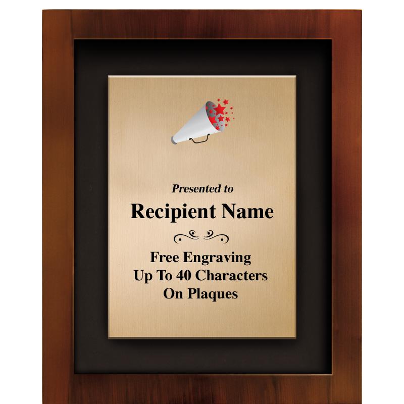 8.5"x10.5"COLOR PRNTD SHDW PLQ