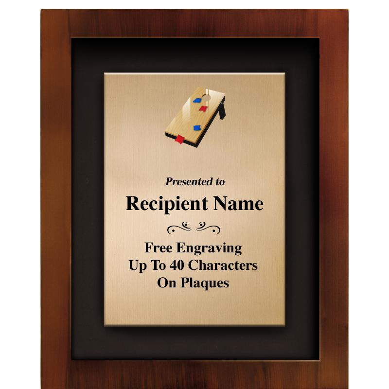 8.5"x10.5"COLOR PRNTD SHDW PLQ