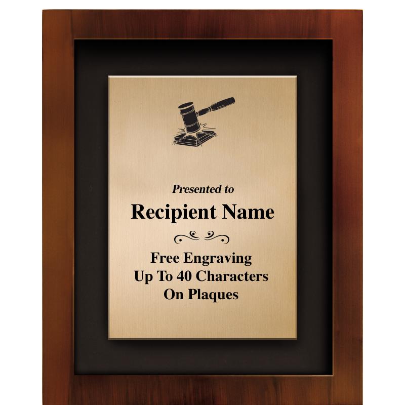 8.5"x10.5"COLOR PRNTD SHDW PLQ