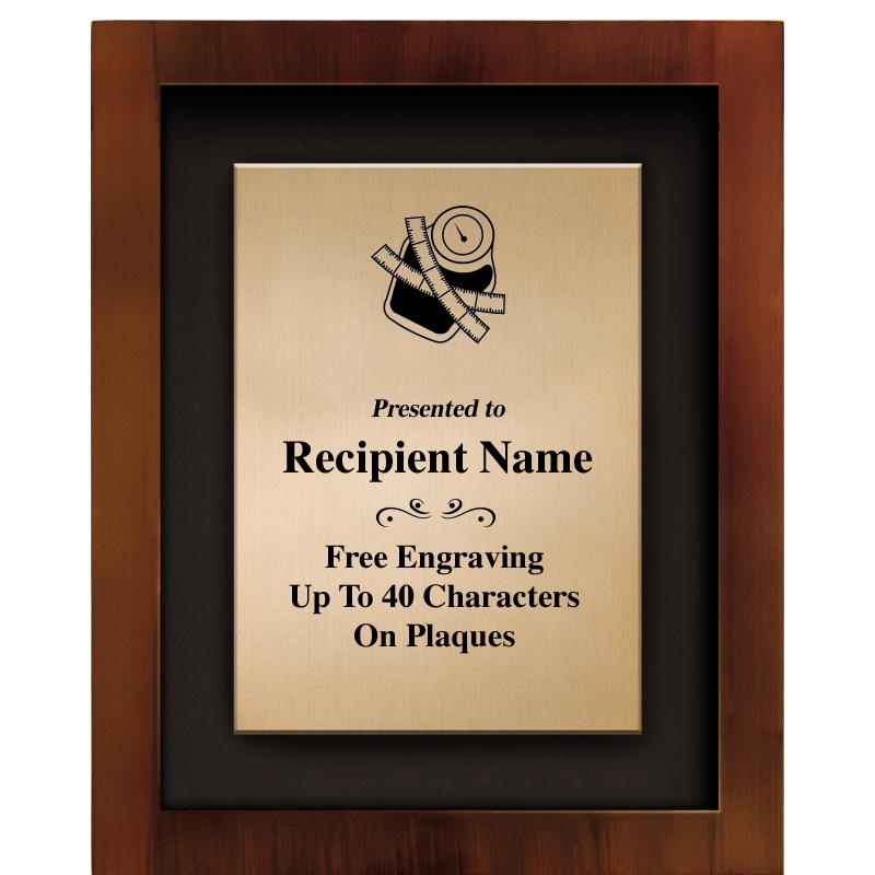 8.5"x10.5"COLOR PRNTD SHDW PLQ