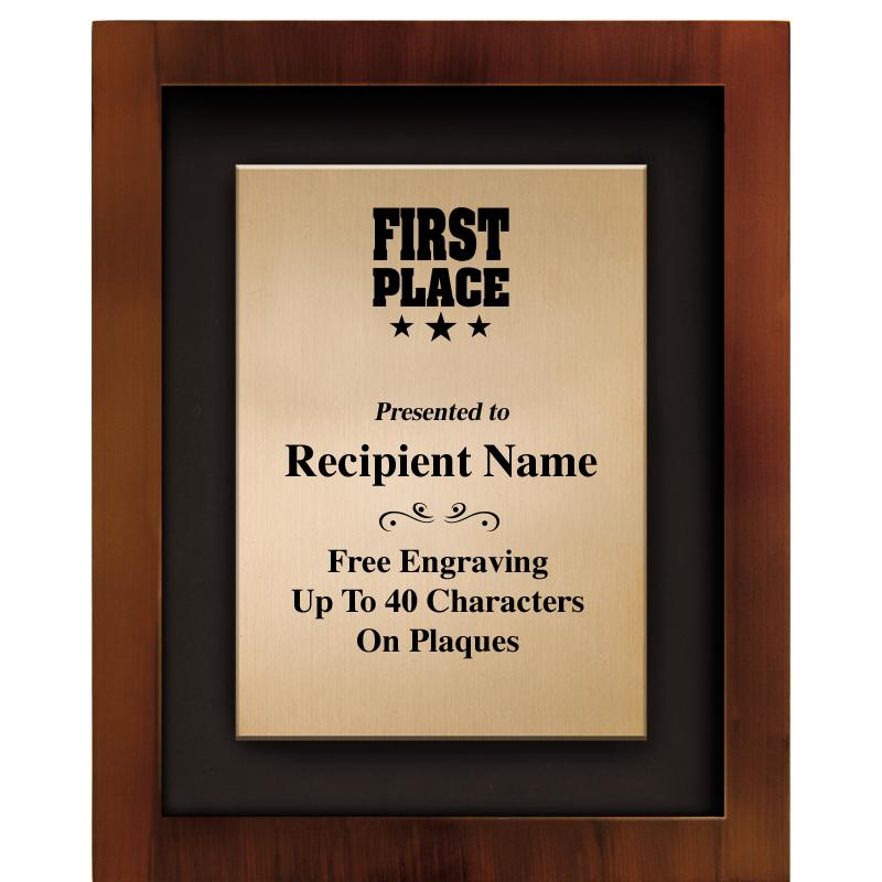 8.5"x10.5"COLOR PRNTD SHDW PLQ