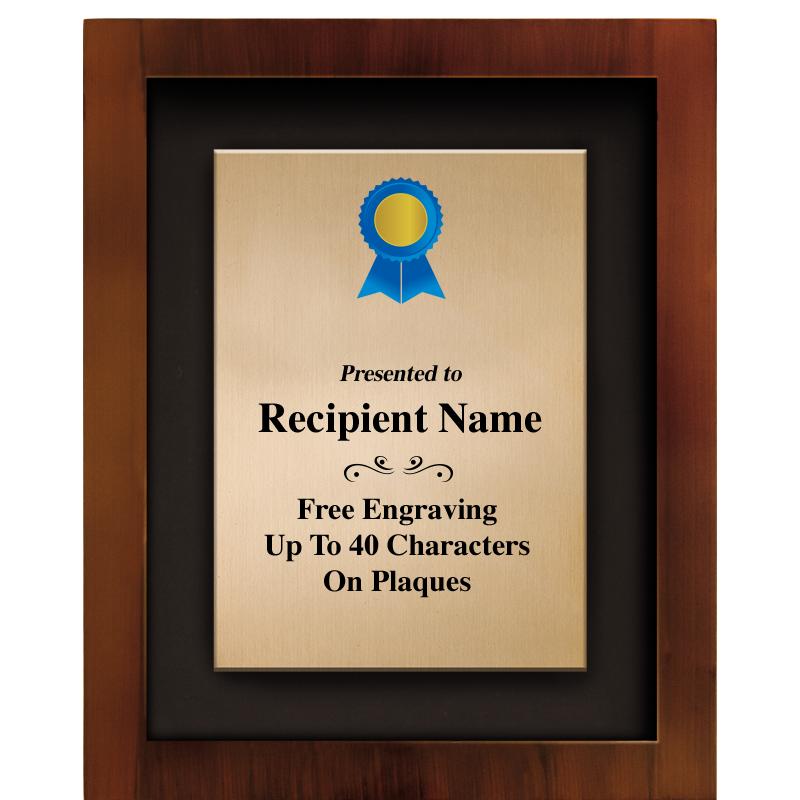 8.5"x10.5"COLOR PRNTD SHDW PLQ