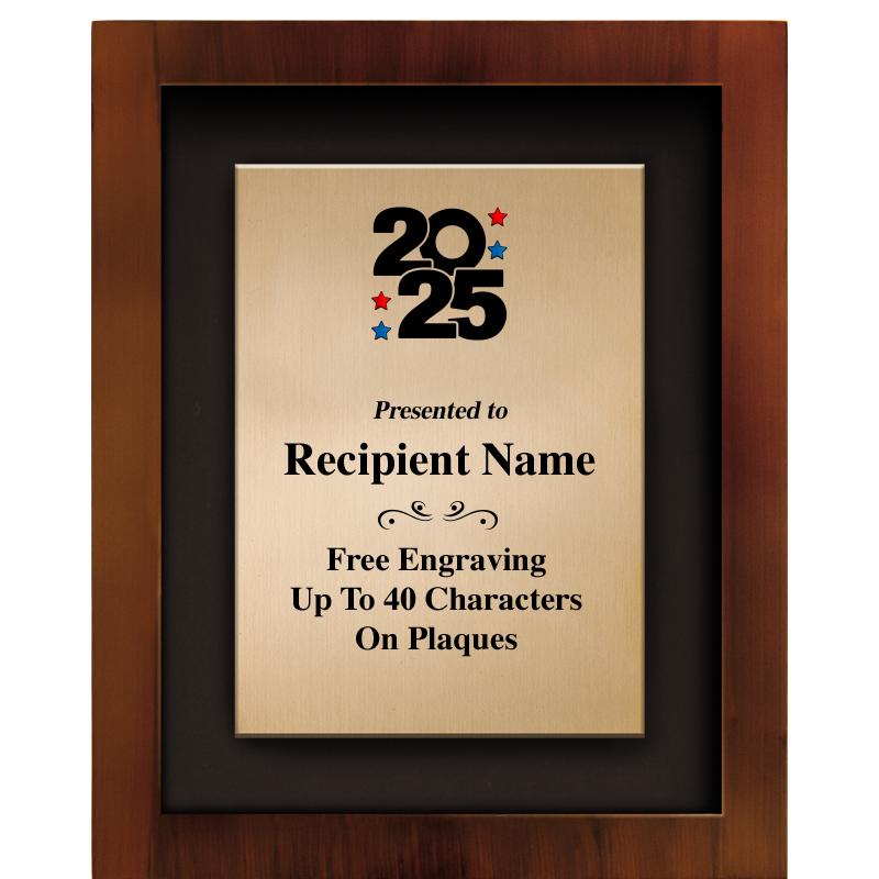 8.5"x10.5"COLOR PRNTD SHDW PLQ