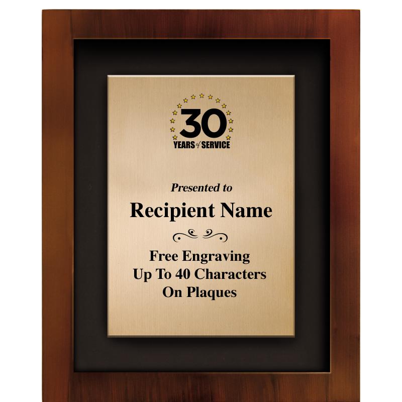 8.5"x10.5"COLOR PRNTD SHDW PLQ