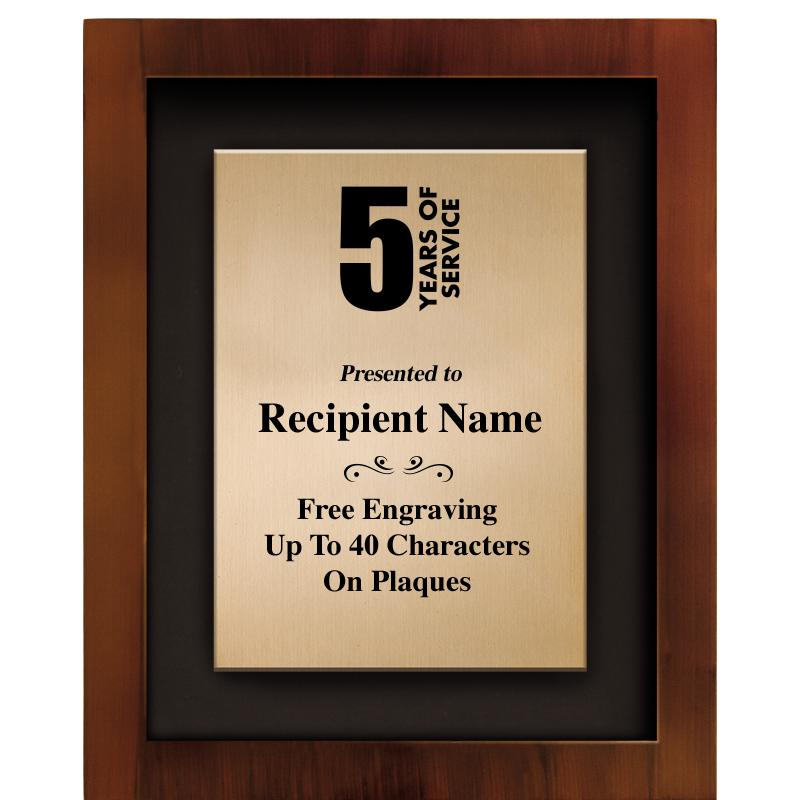 8.5"x10.5"COLOR PRNTD SHDW PLQ