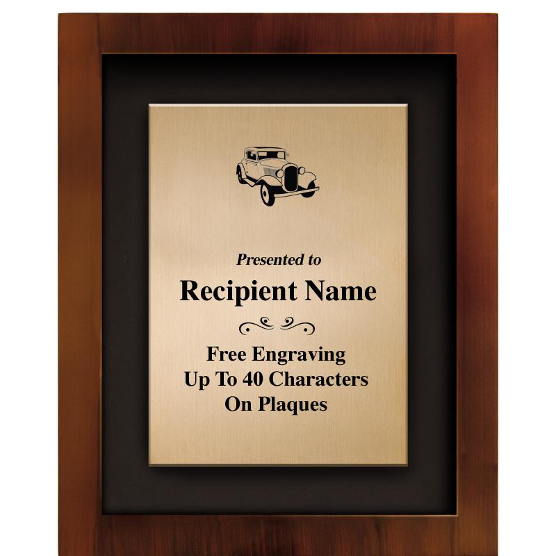 8.5"x10.5"COLOR PRNTD SHDW PLQ