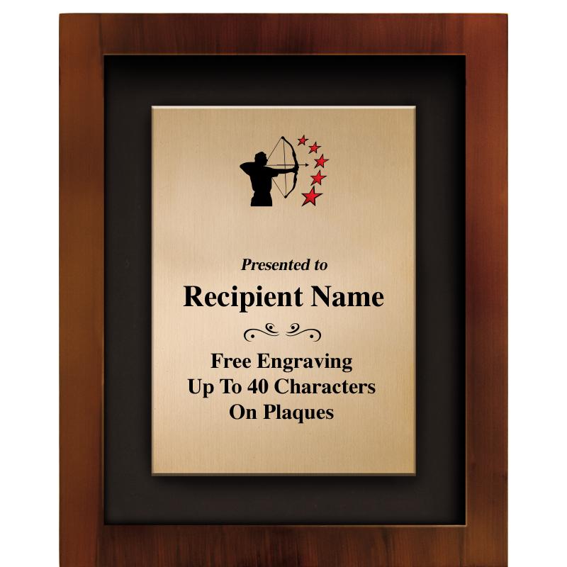 8.5"x10.5"COLOR PRNTD SHDW PLQ