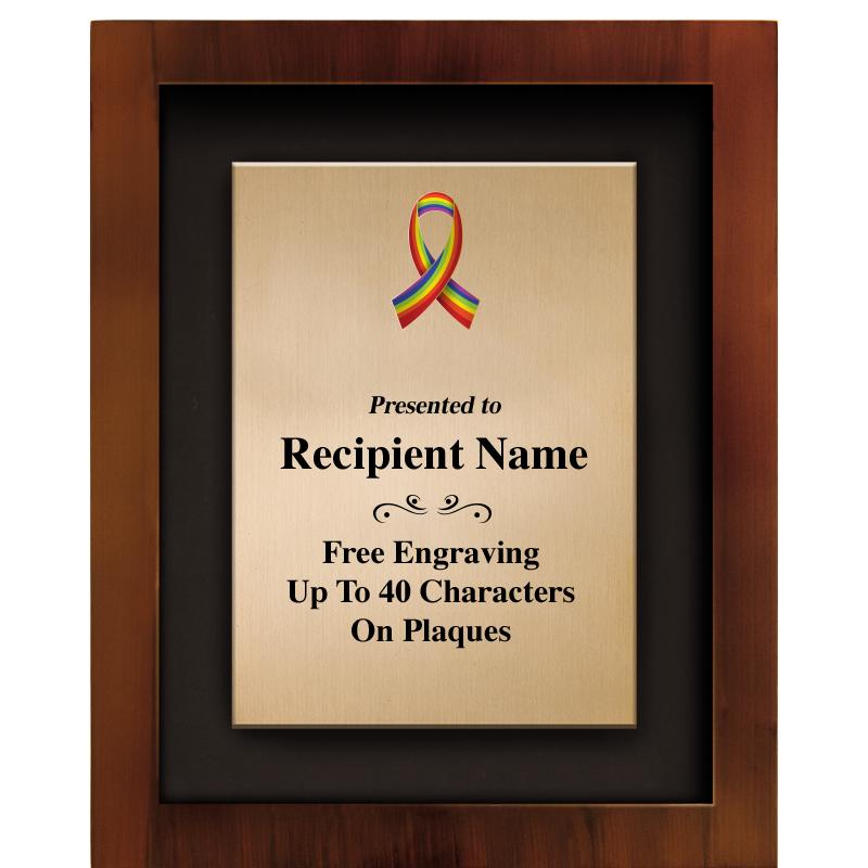 8.5"x10.5"COLOR PRNTD SHDW PLQ