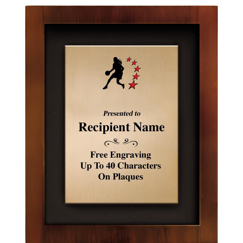 8.5"x10.5"COLOR PRNTD SHDW PLQ