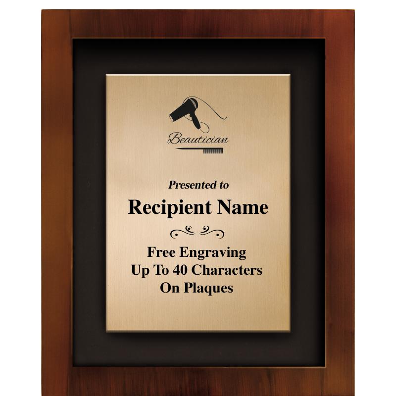 8.5"x10.5"COLOR PRNTD SHDW PLQ