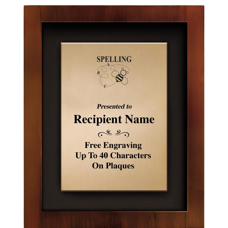 8.5"x10.5"COLOR PRNTD SHDW PLQ