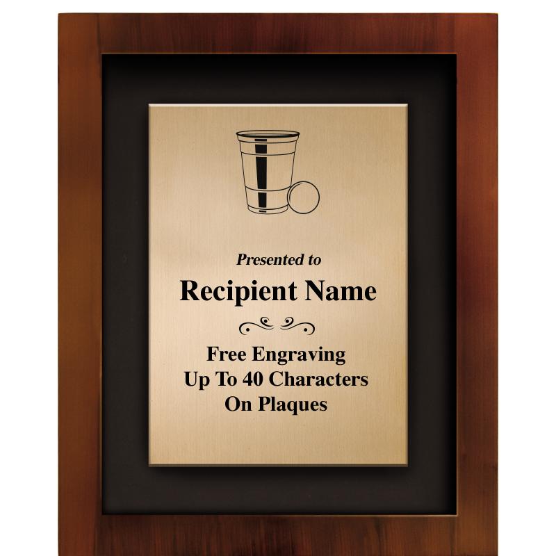 8.5"x10.5"COLOR PRNTD SHDW PLQ