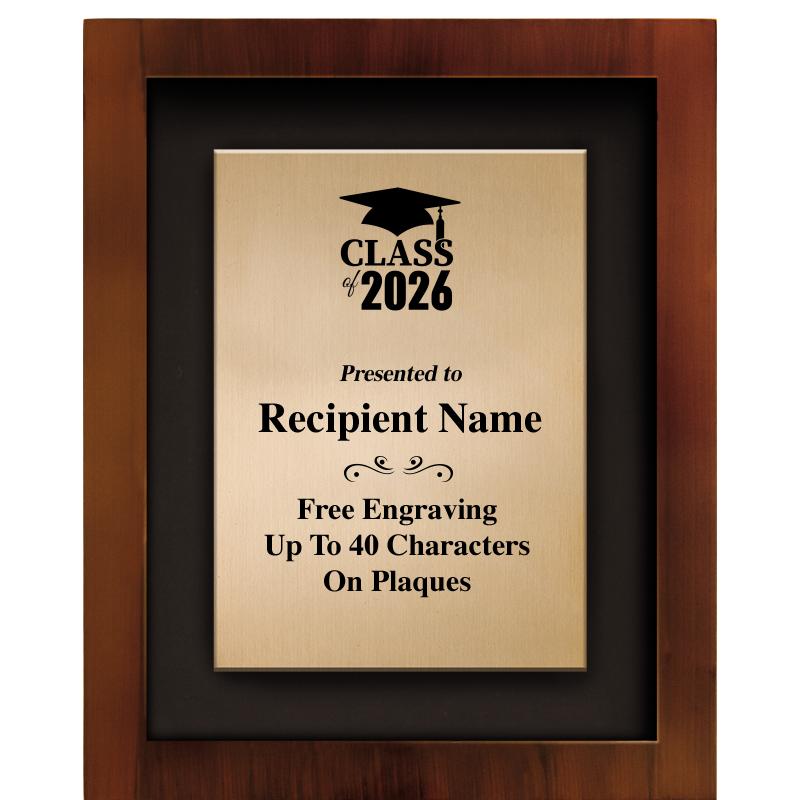 8.5"x10.5"COLOR PRNTD SHDW PLQ