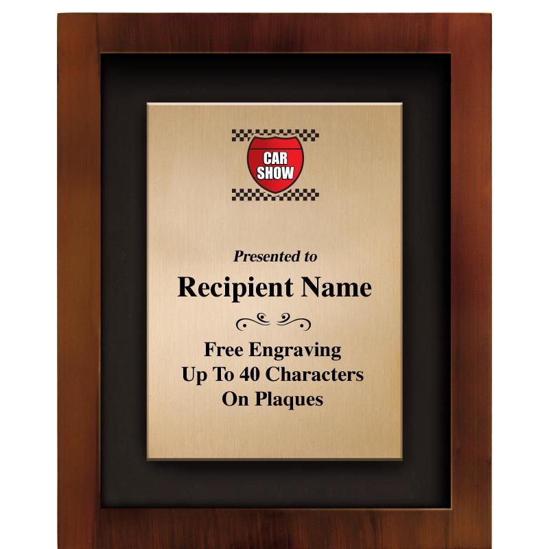 8.5"x10.5"COLOR PRNTD SHDW PLQ