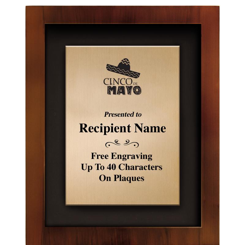 8.5"x10.5"COLOR PRNTD SHDW PLQ