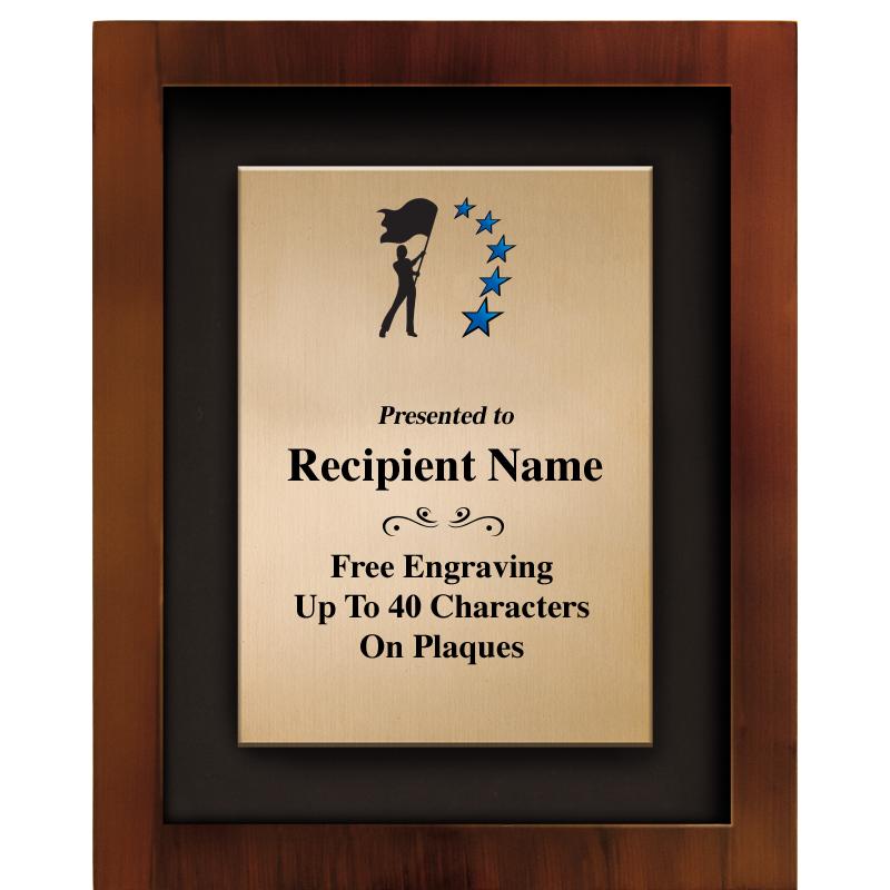 8.5"x10.5"COLOR PRNTD SHDW PLQ