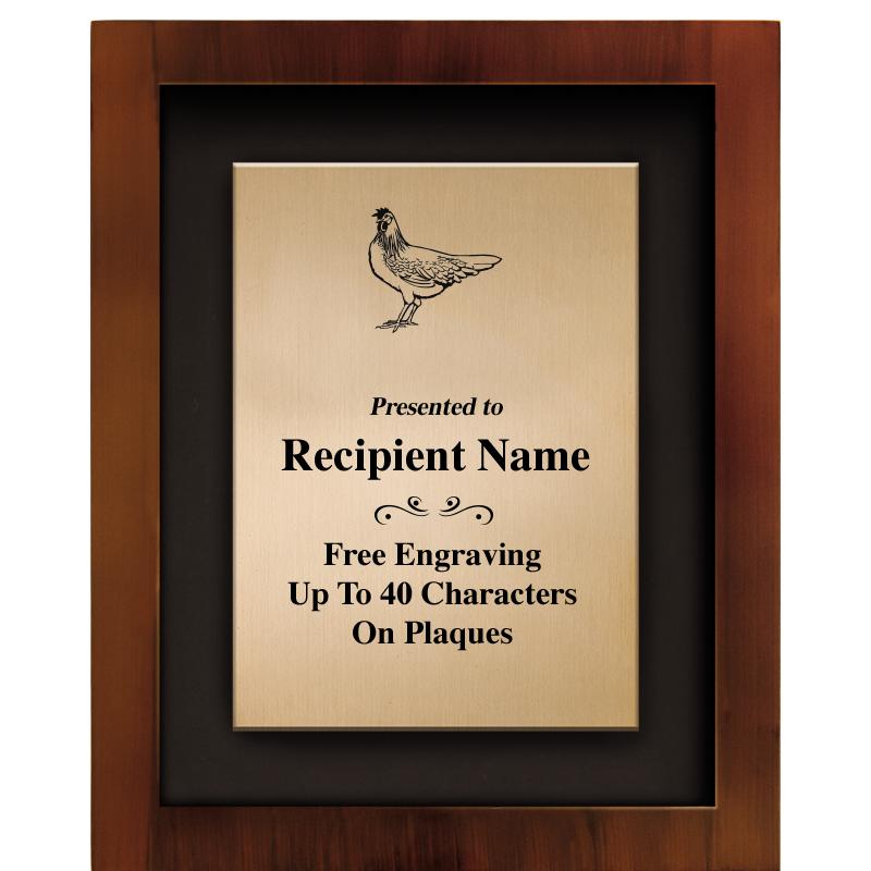 8.5"x10.5"COLOR PRNTD SHDW PLQ