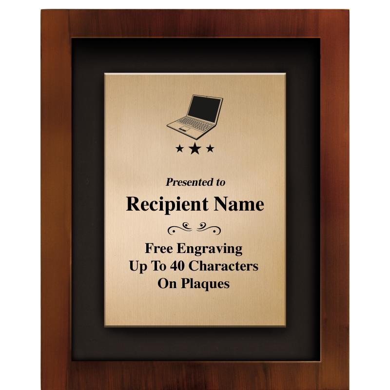 8.5"x10.5"COLOR PRNTD SHDW PLQ