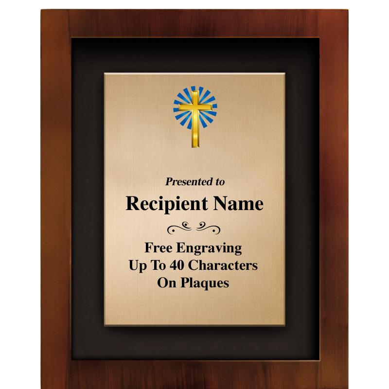 8.5"x10.5"COLOR PRNTD SHDW PLQ