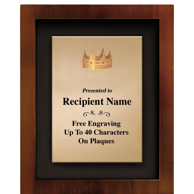 8.5"x10.5"COLOR PRNTD SHDW PLQ