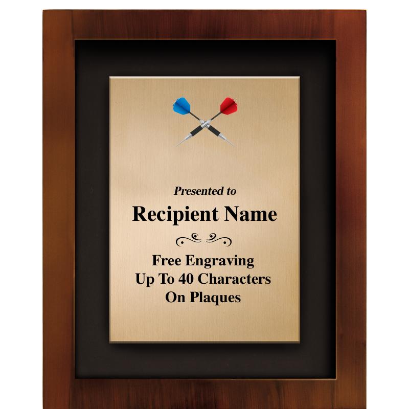 8.5"x10.5"COLOR PRNTD SHDW PLQ