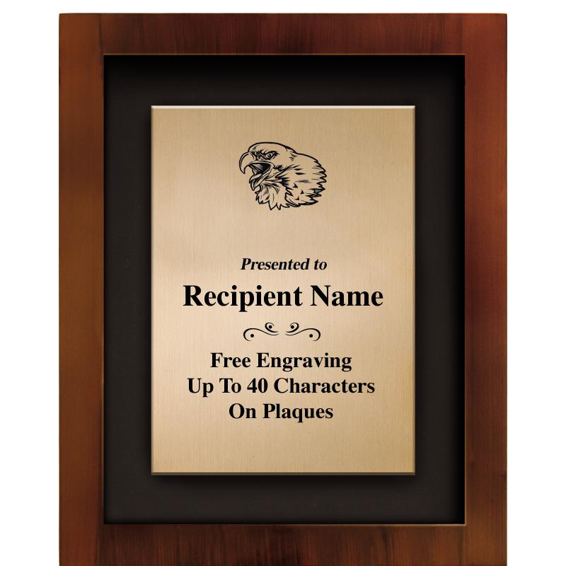 8.5"x10.5"COLOR PRNTD SHDW PLQ