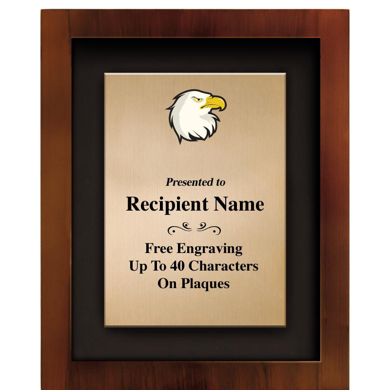 8.5"x10.5"COLOR PRNTD SHDW PLQ