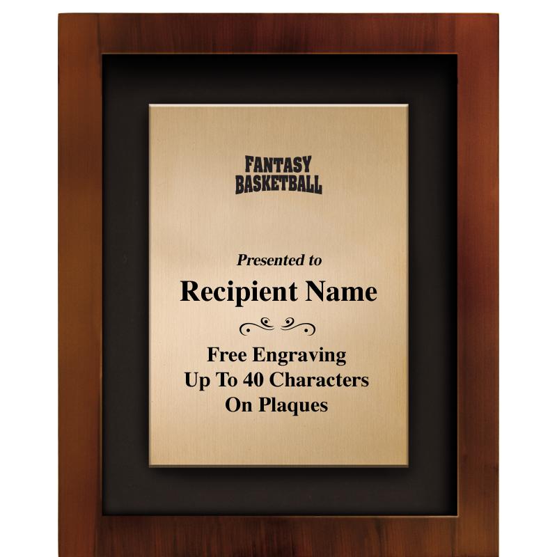 8.5"x10.5"COLOR PRNTD SHDW PLQ