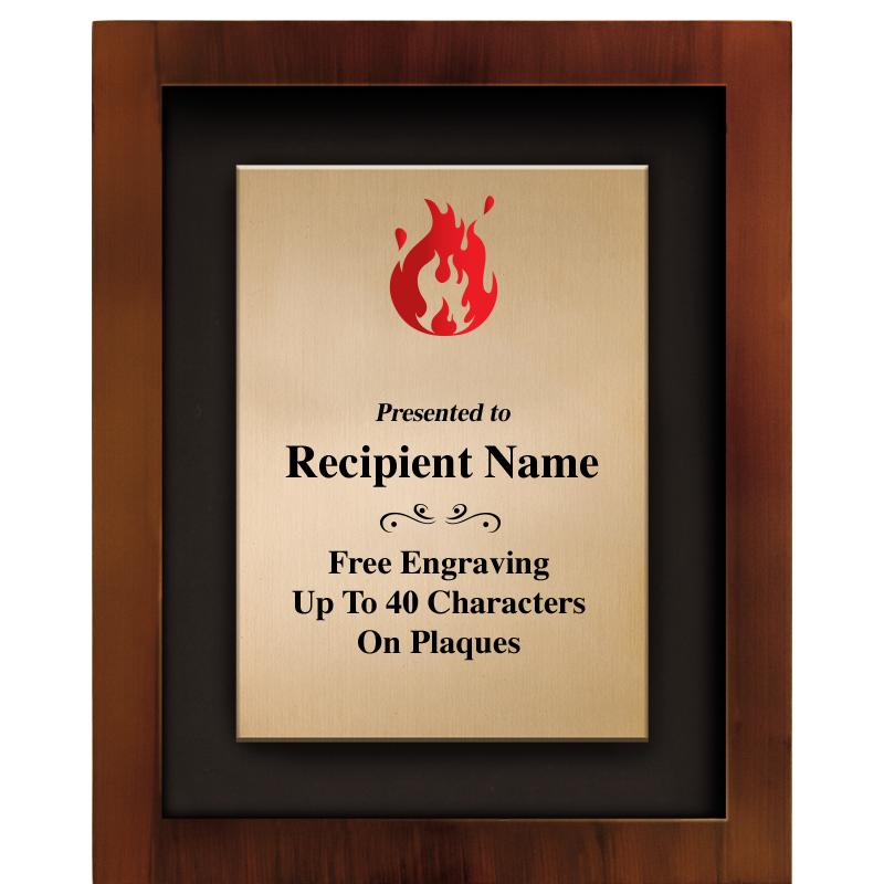 8.5"x10.5"COLOR PRNTD SHDW PLQ