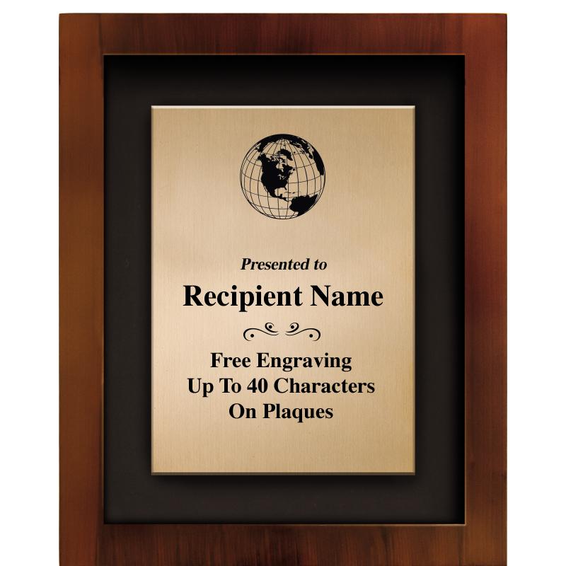 8.5"x10.5"COLOR PRNTD SHDW PLQ