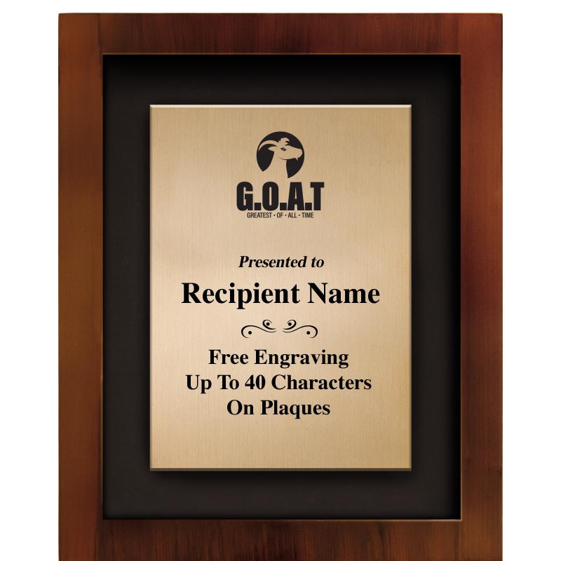 8.5"x10.5"COLOR PRNTD SHDW PLQ