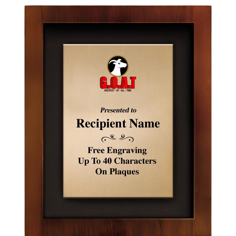 8.5"x10.5"COLOR PRNTD SHDW PLQ