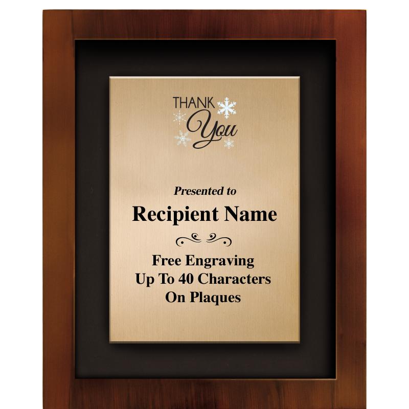 8.5"x10.5"COLOR PRNTD SHDW PLQ