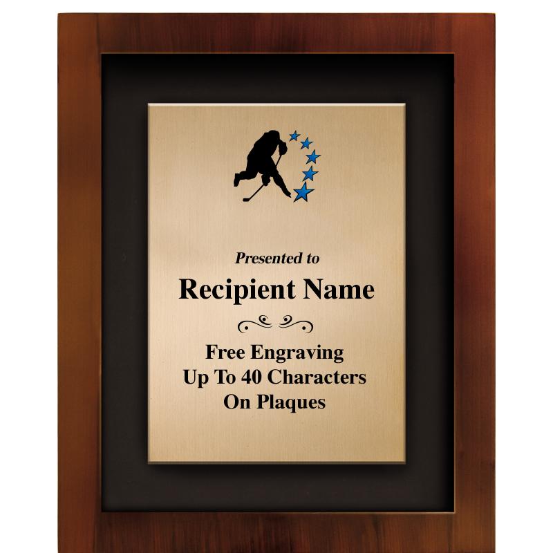 8.5"x10.5"COLOR PRNTD SHDW PLQ