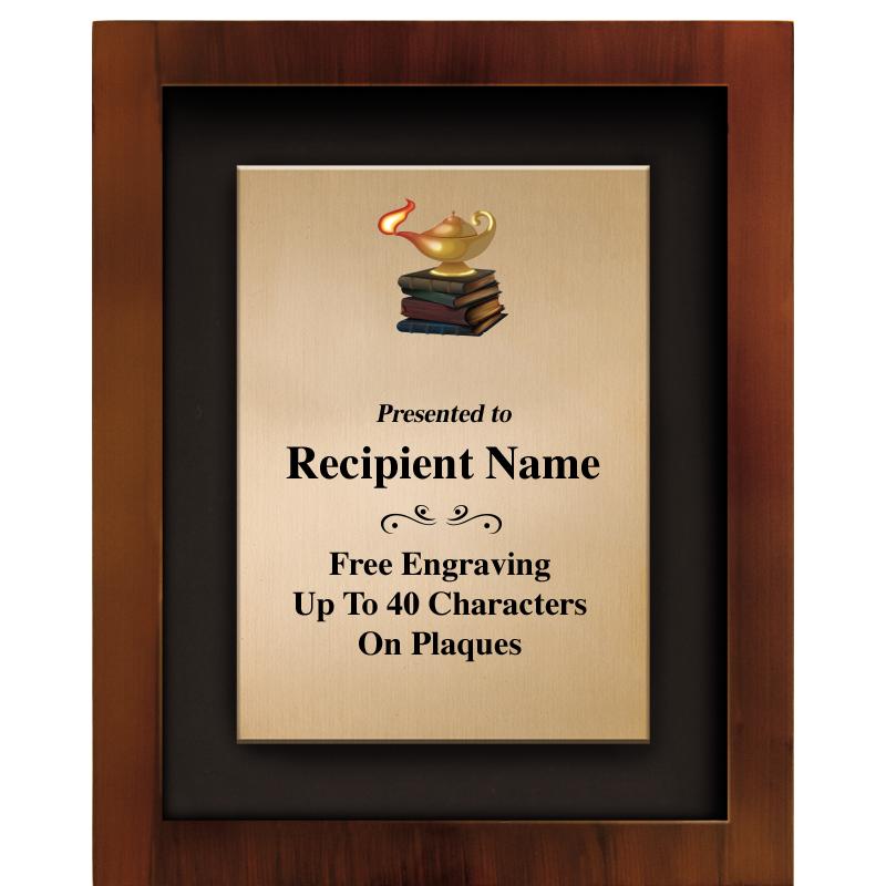 8.5"x10.5"COLOR PRNTD SHDW PLQ