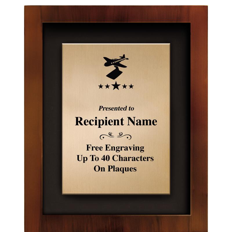 8.5"x10.5"COLOR PRNTD SHDW PLQ