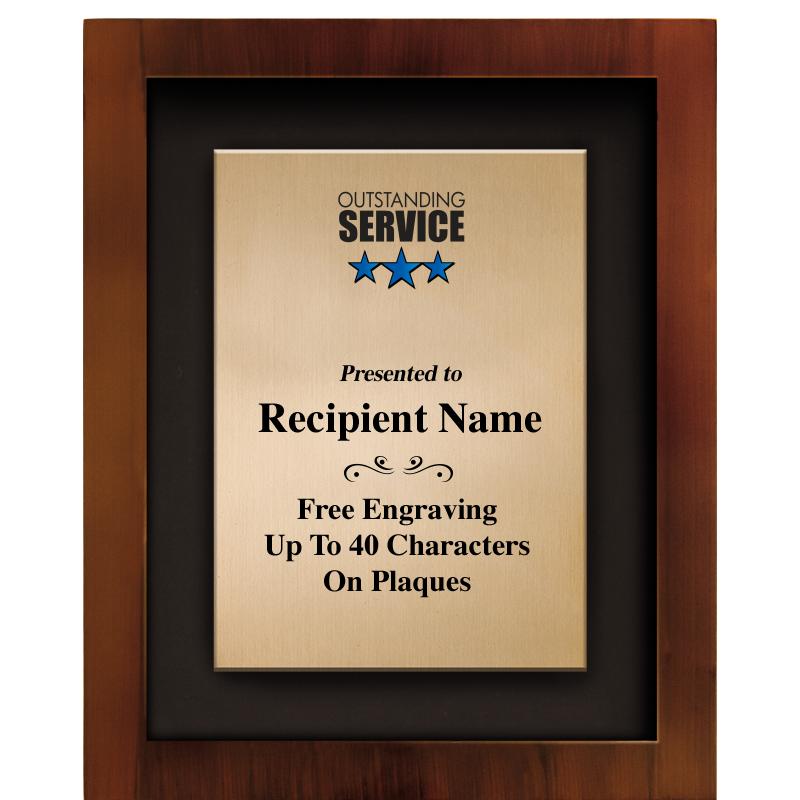 8.5"x10.5"COLOR PRNTD SHDW PLQ