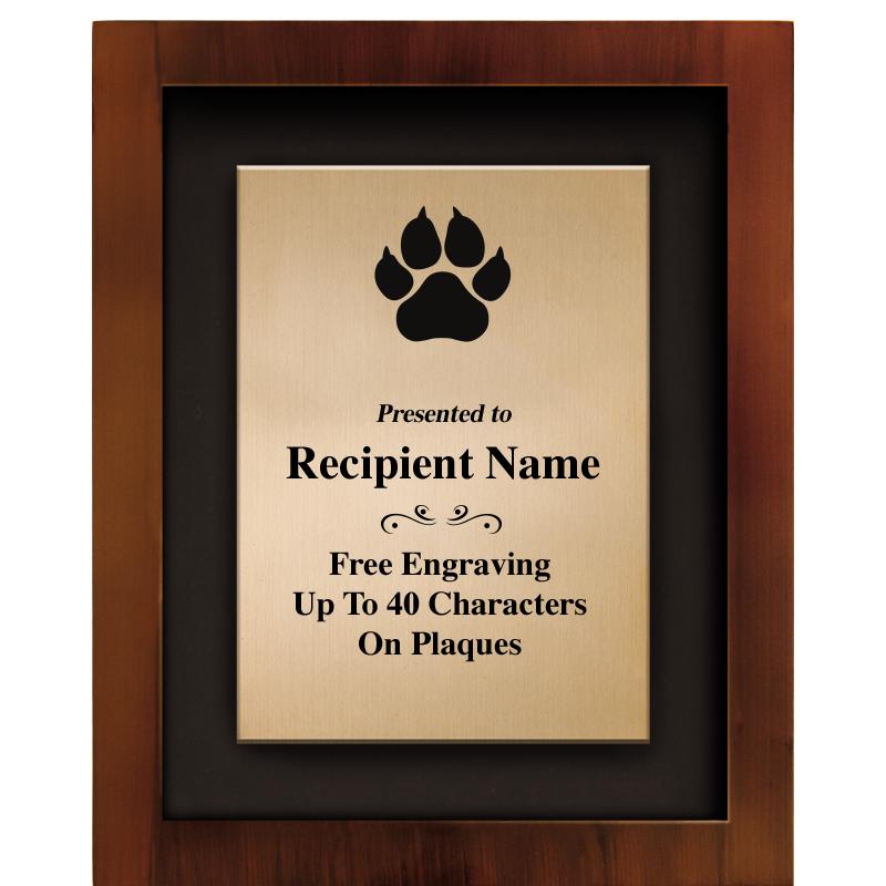 8.5"x10.5"COLOR PRNTD SHDW PLQ