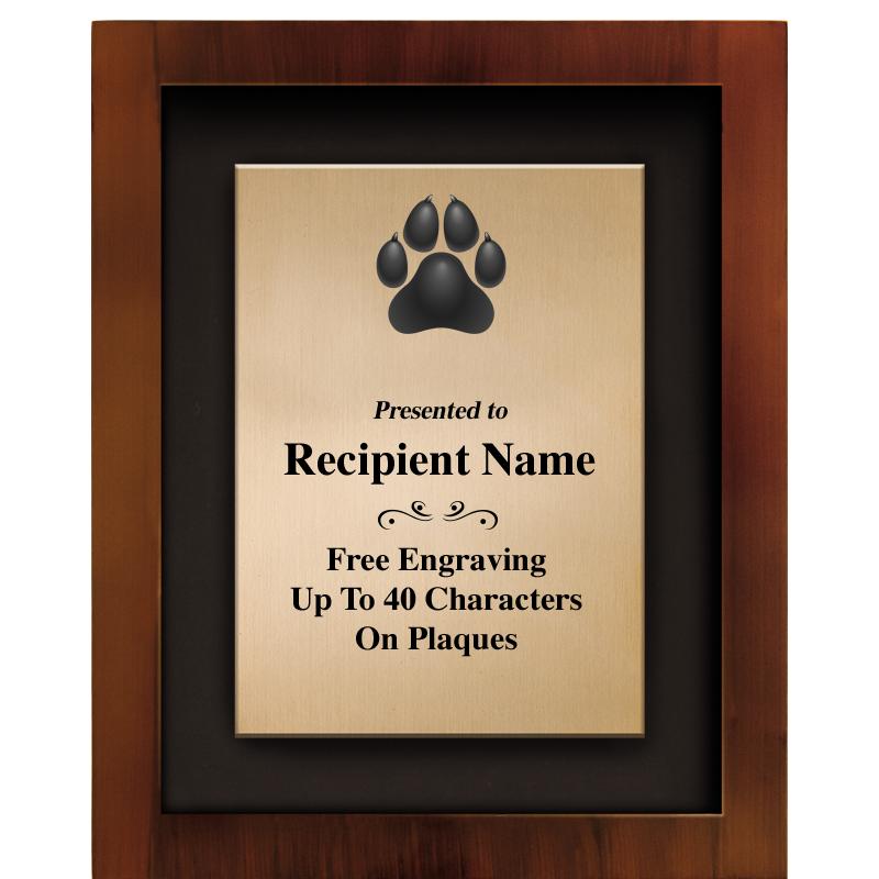 8.5"x10.5"COLOR PRNTD SHDW PLQ