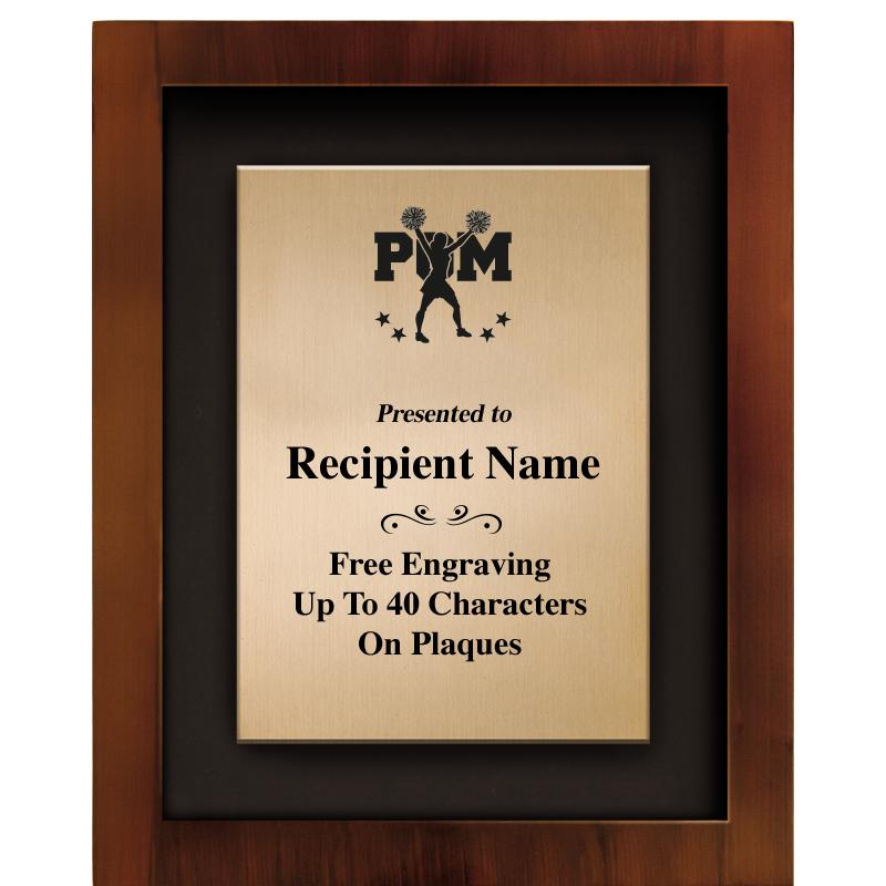 8.5"x10.5"COLOR PRNTD SHDW PLQ