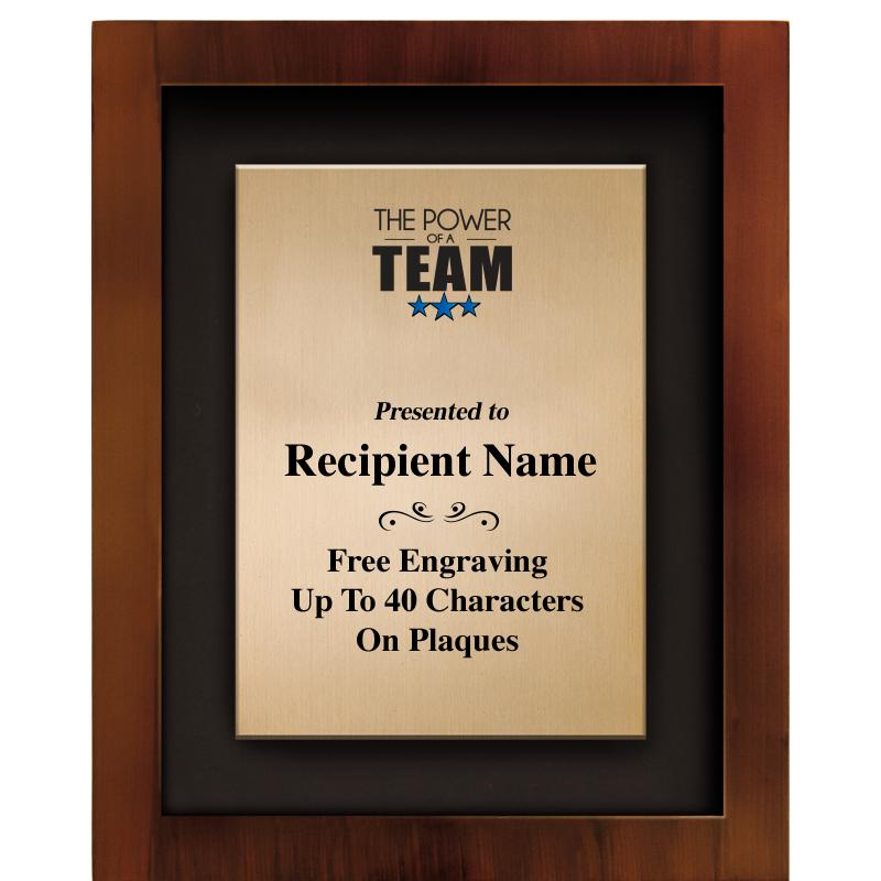 8.5"x10.5"COLOR PRNTD SHDW PLQ