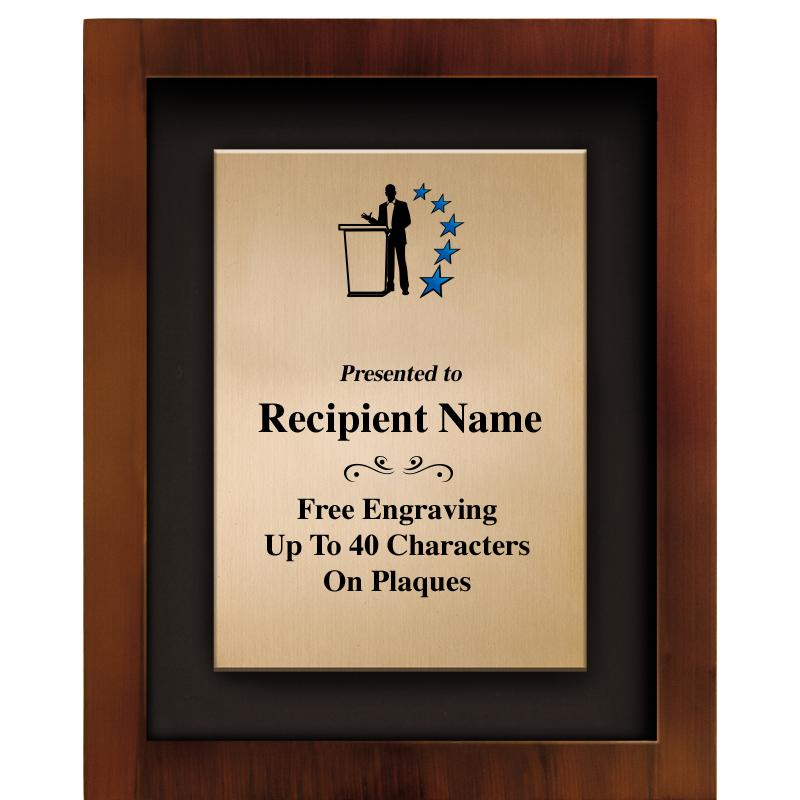 8.5"x10.5"COLOR PRNTD SHDW PLQ