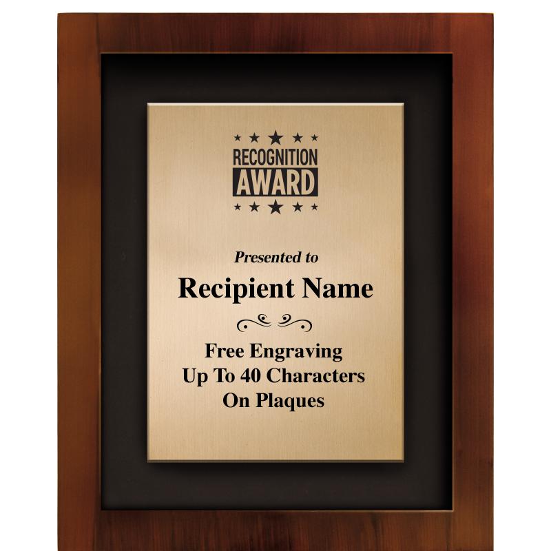 8.5"x10.5"COLOR PRNTD SHDW PLQ