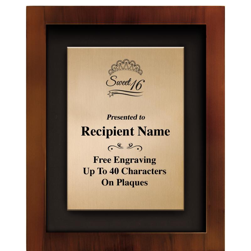 8.5"x10.5"COLOR PRNTD SHDW PLQ