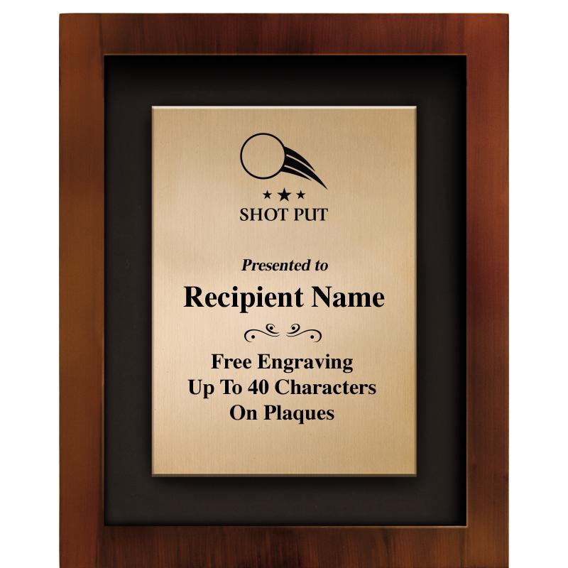 8.5"x10.5"COLOR PRNTD SHDW PLQ