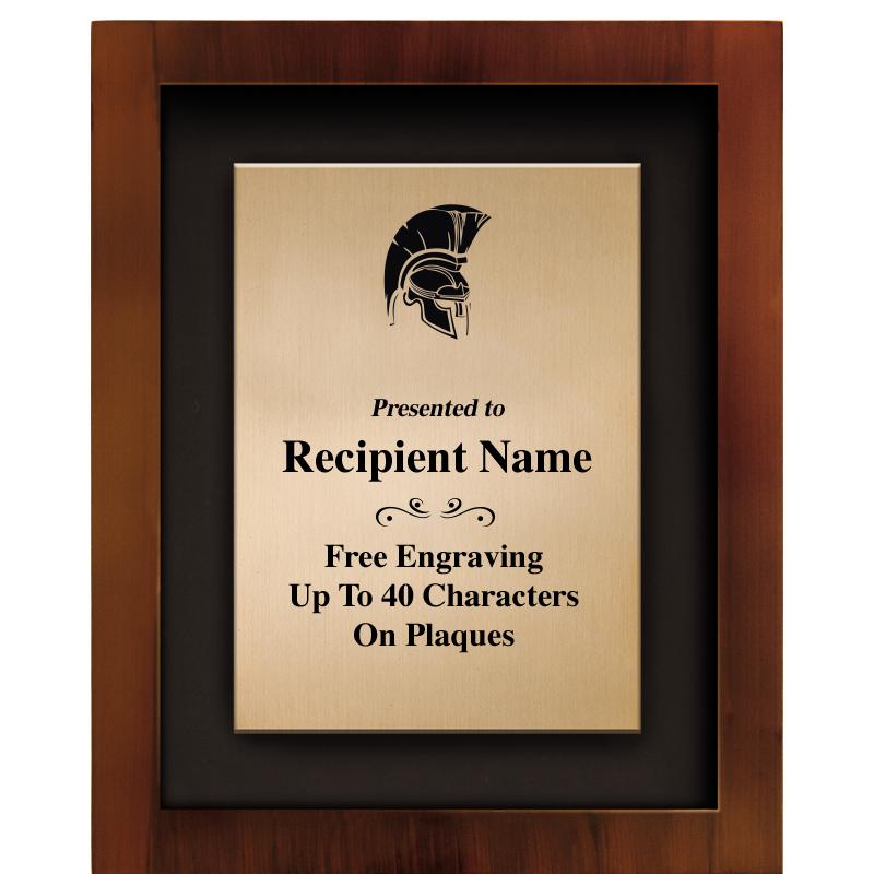 8.5"x10.5"COLOR PRNTD SHDW PLQ