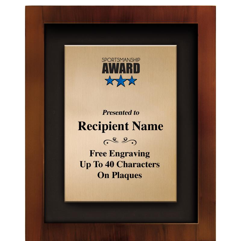 8.5"x10.5"COLOR PRNTD SHDW PLQ