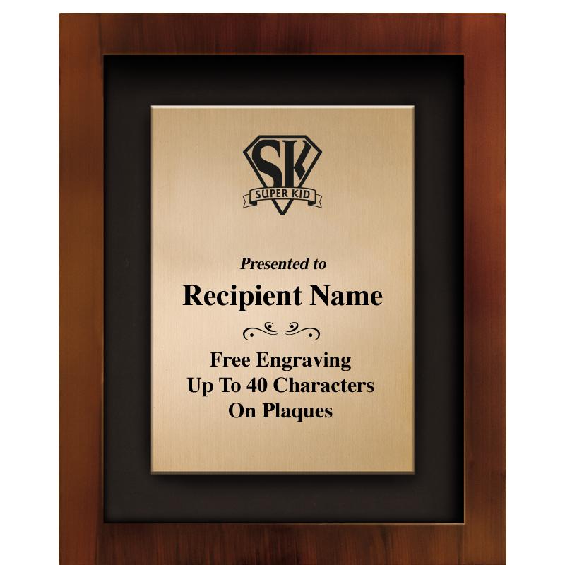 8.5"x10.5"COLOR PRNTD SHDW PLQ