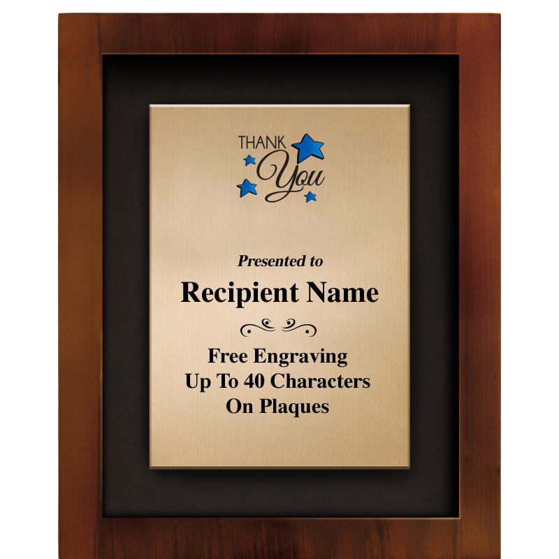 8.5"x10.5"COLOR PRNTD SHDW PLQ